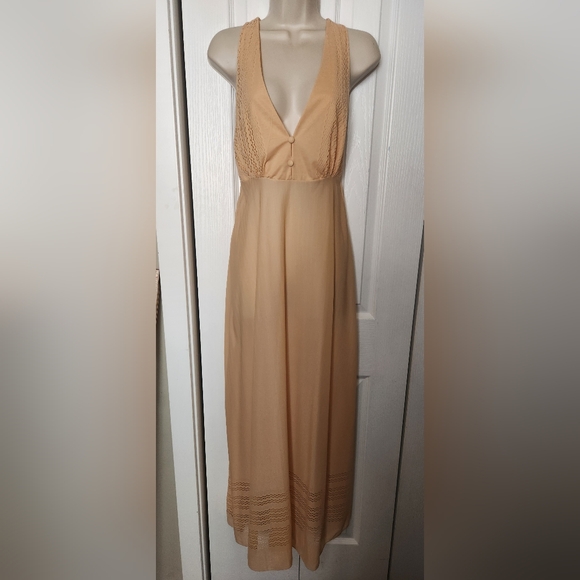 Vintage Other - Vintage French Luxury Lingerie Gown - Elegant US Medium (European Size 42) 🌿